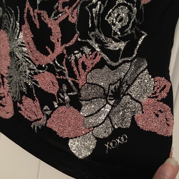 XOXO beaded sparkly top with GORGEOUS sexy back - Picture 4 of 8